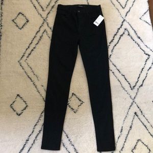 J Brand Black high waisted skinny jean